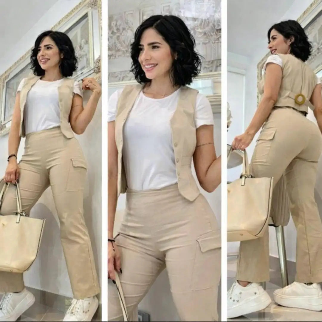 Conjunto LatinaLux de 3 piezas: Moldea tu figura sin apretar y te deja lista en minutos🔥