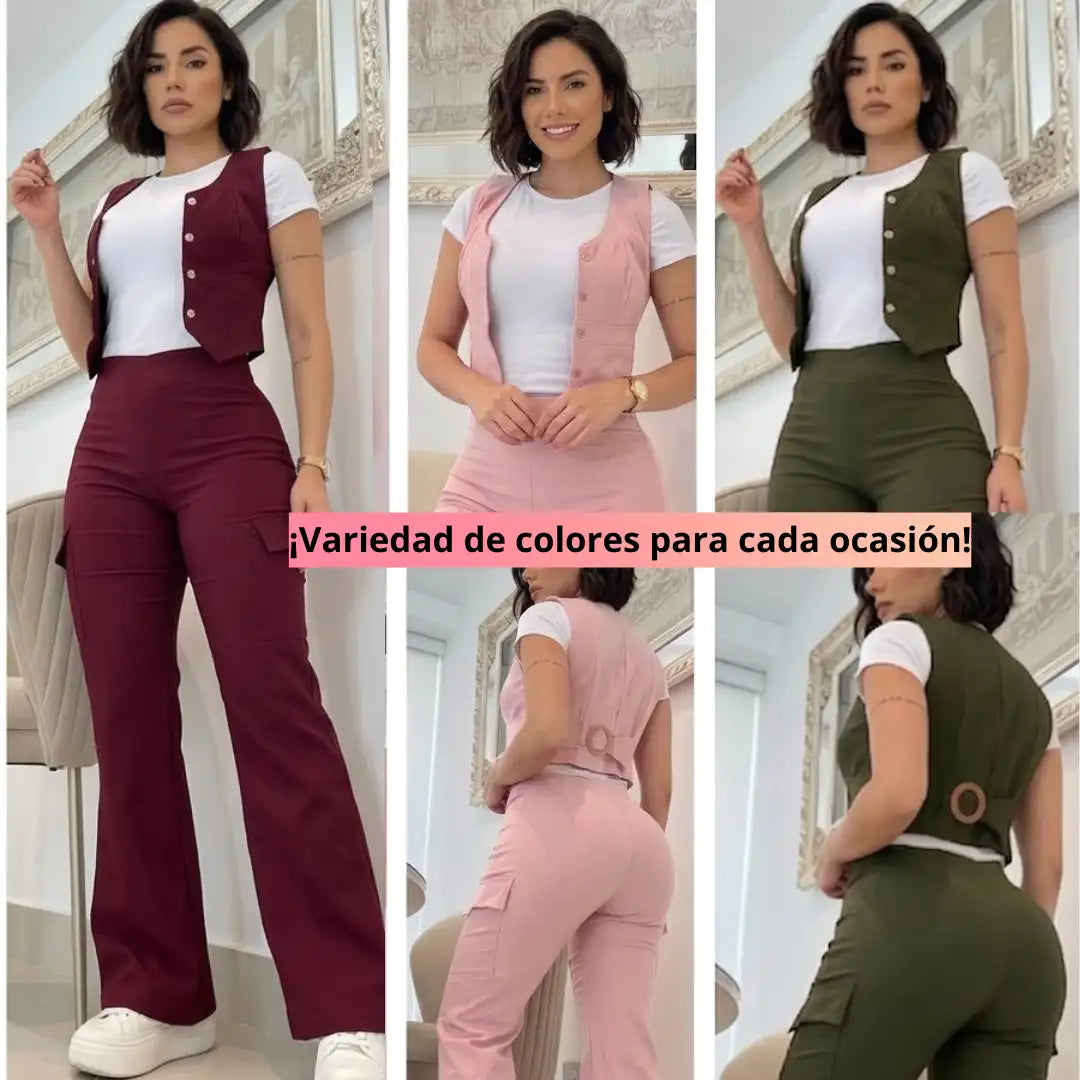 Conjunto LatinaLux de 3 piezas: Moldea tu figura sin apretar y te deja lista en minutos🔥