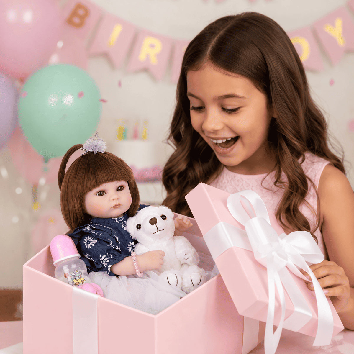 Muñeca de Aspecto Realista - Con Función de Sonido 🎁 GRATIS ACCESORIOS