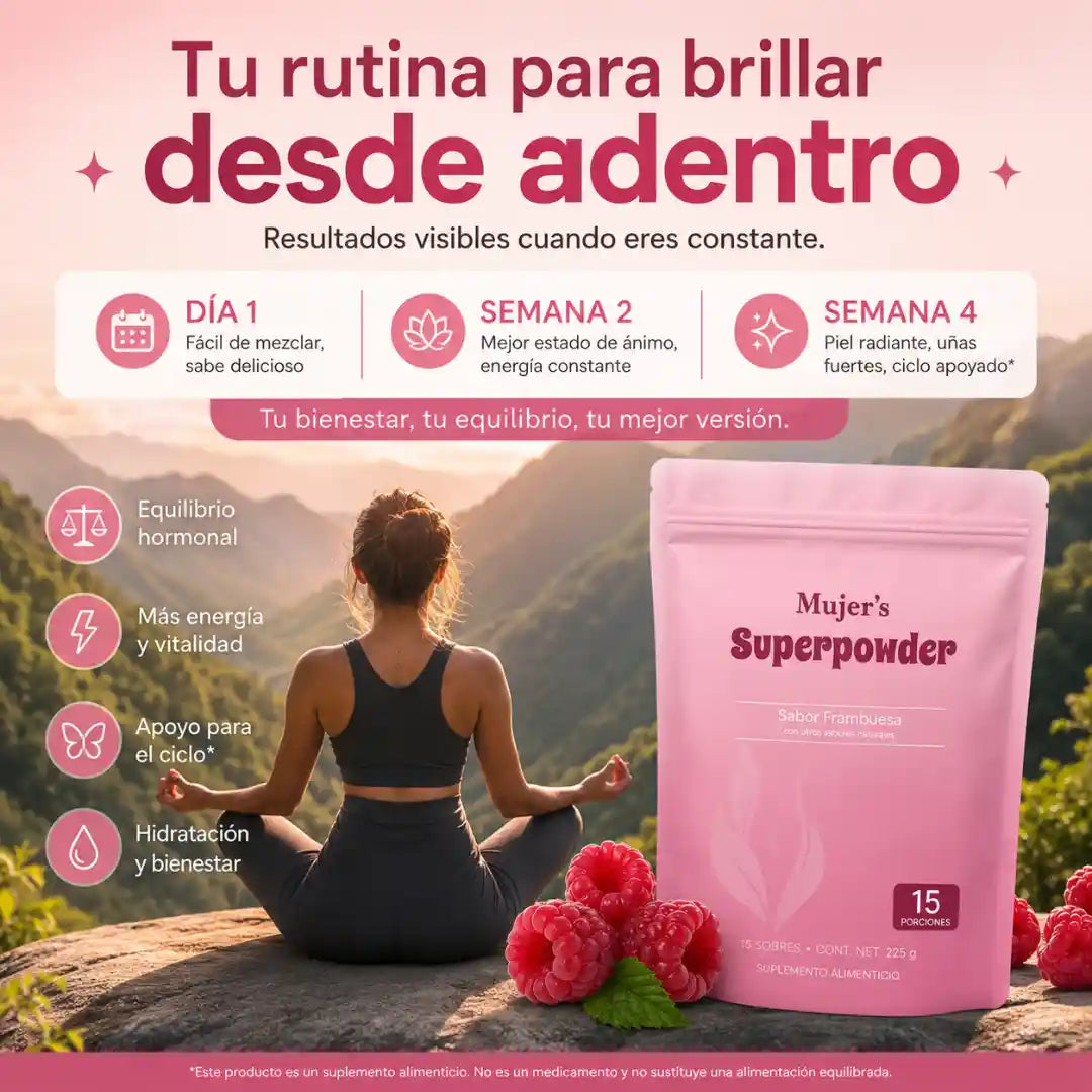 Paga 1 lleva 2 Suplemento Hormonal en polvo - Apoya tu equilibrio hormonal y recupera la energía que necesitas