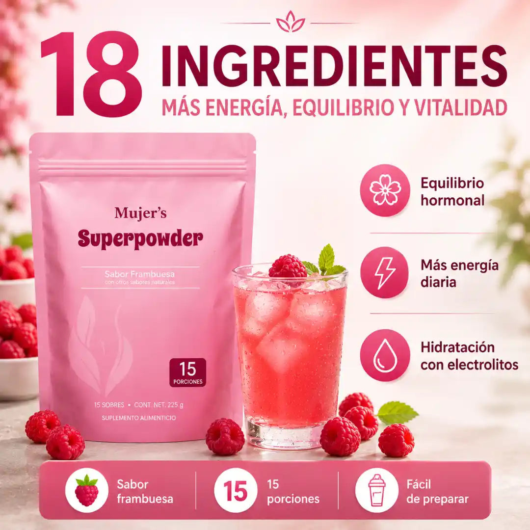 Paga 1 lleva 2 Suplemento Hormonal en polvo - Apoya tu equilibrio hormonal y recupera la energía que necesitas