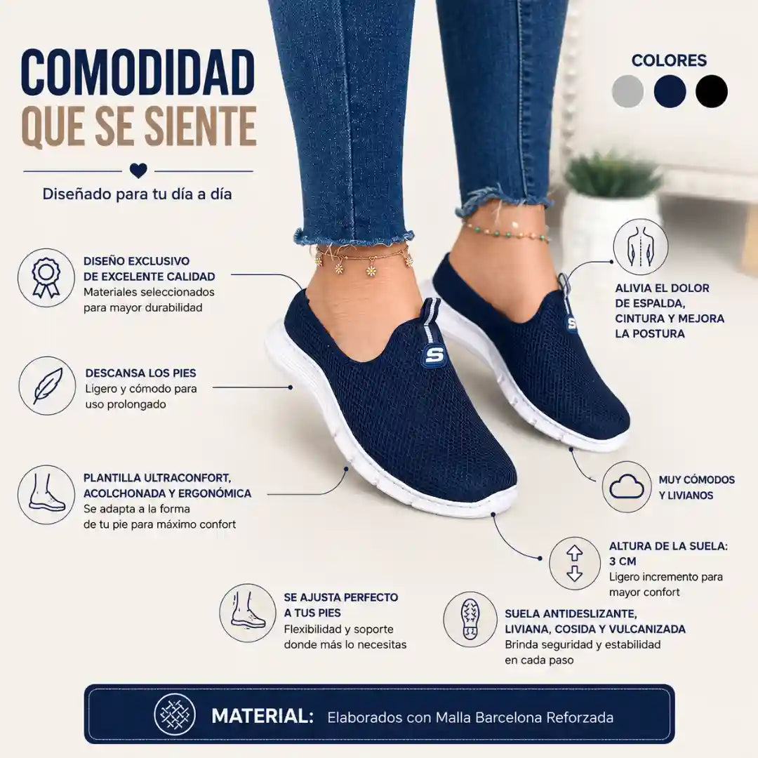 ZAPATILLAS TIPO ZUECO - La comodidad que tus pies agradecerán desde el primer paso.