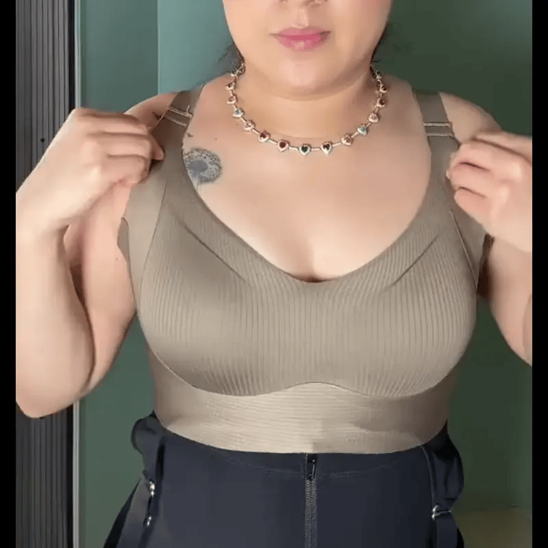 PACK X 3 Combo Brasier sin varilla ConfortBra -  Realza tu forma natural sin apretar. La comodidad que mereces 🎁(Blanco, negro y cocoa)