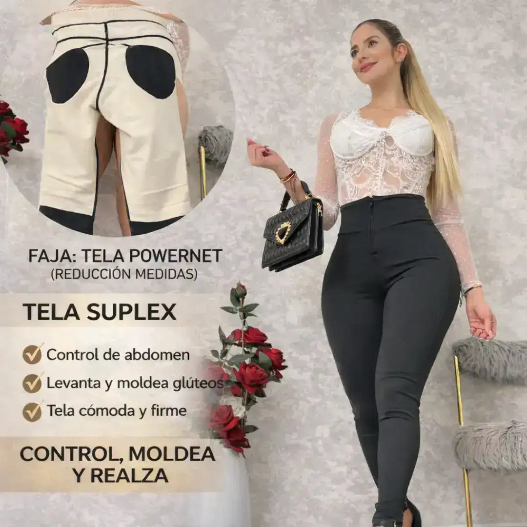 Leggins con faja interna - Cintura más definida, cola más levantada sin que se note 🔥 HOY 50% DE DESCUENTO