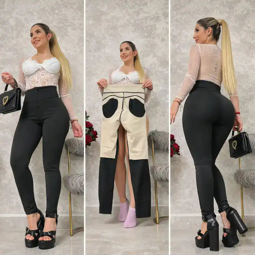 Leggins con faja interna - Cintura más definida, cola más levantada sin que se note 🔥 HOY 50% DE DESCUENTO