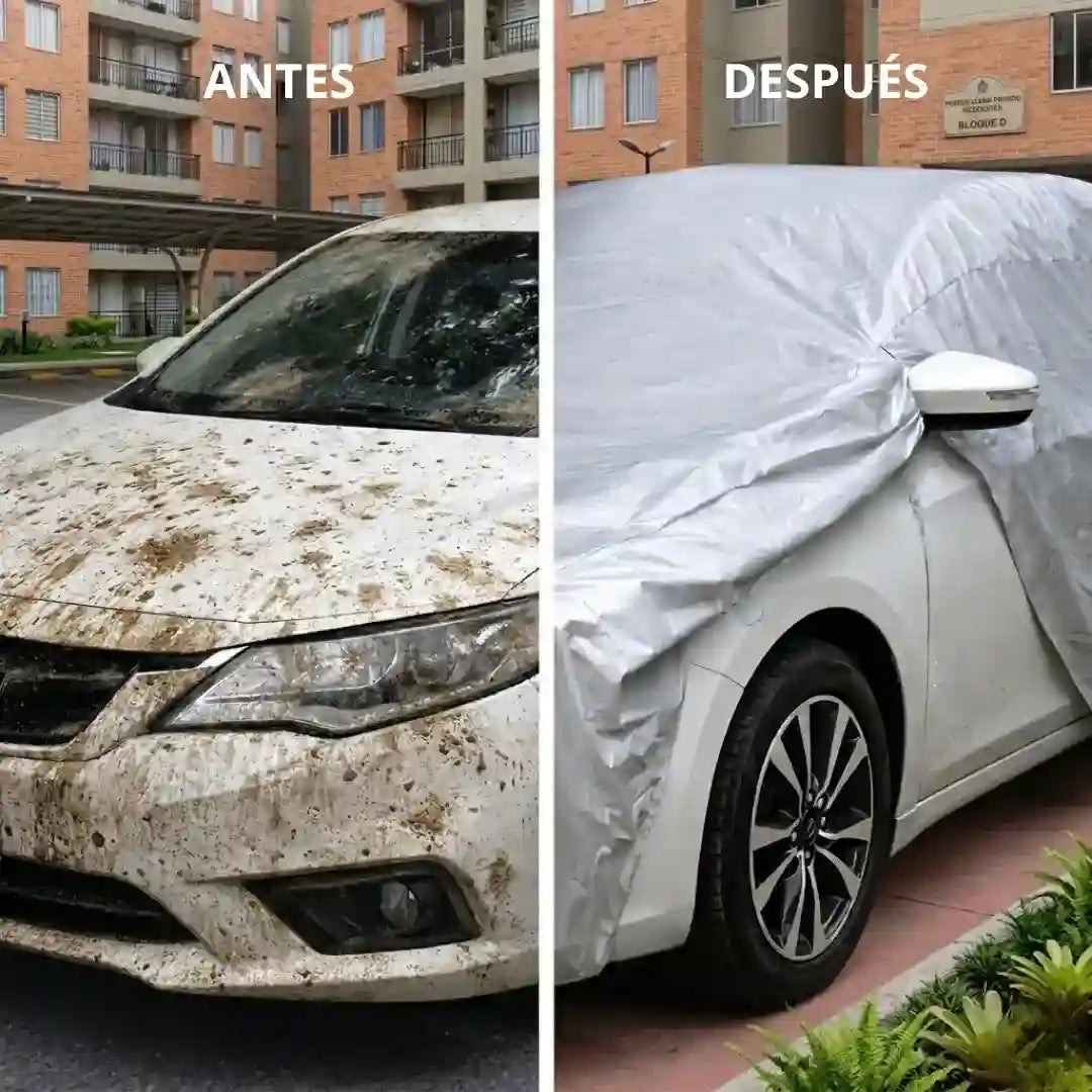 CubreMax: Pijama Premium Impermeable de Alta Resistencia - Protege tu vehículo contra sol, lluvia y polvo.