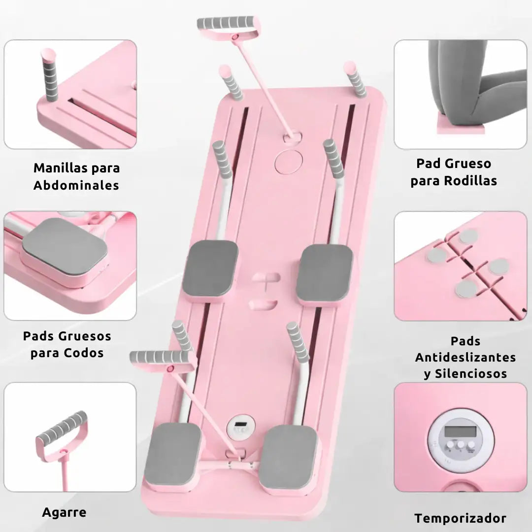 Tabla de Pilates Multifuncional-Tonifica todo tu cuerpo en casa sin excusas y cumple por fin esa meta de cada año. 🎁Ultimas unidades