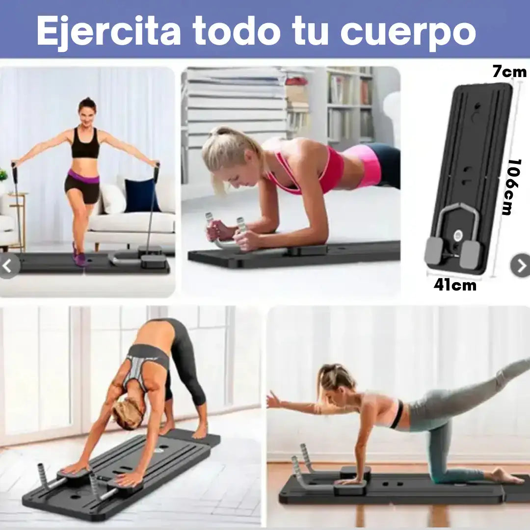 Tabla de Pilates Multifuncional-Tonifica todo tu cuerpo en casa sin excusas y cumple por fin esa meta de cada año. 🎁Ultimas unidades